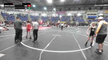 90 lbs Rr Rnd 5 - Urijah Gomez, Pomona Elite vs Braxton Hart, Hays Wrestling Club