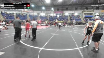 90 lbs Rr Rnd 5 - Urijah Gomez, Pomona Elite vs Braxton Hart, Hays Wrestling Club