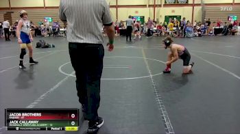 100 lbs Round 2 - Jack Callaway, McDonald Wrestling Academy vs Jacob Brothers, Faquier
