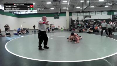 190 lbs Cons. Semi - Brock Conaway, Eierman Elite vs Rosco Lewis, Shelton Wrestling Academy