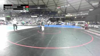 Girls 4A 235 lbs Cons. Round 3 - Mia Solano, Davis (Girls) vs Reagan Downing, Kamiakin (Girls)