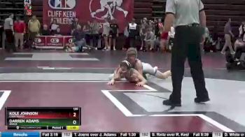 120 lbs Cons. Round 2 - Kole Johnson, Crestwood vs Darren Adams, Osage