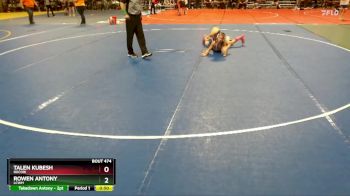 115 lbs Quarterfinal - Talen Kubesh, Rocori vs Rowen Antony, LCWM