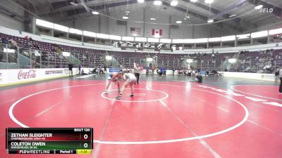 160 lbs Champ. Round 2 - Zethan Sleighter, Chambersburg Area Hs vs Coleton Owen, Horseheads Sr HS