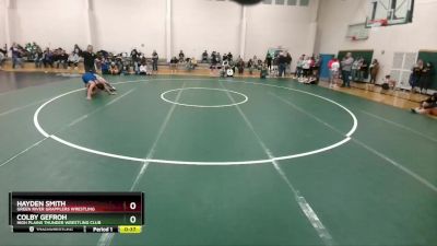 125 lbs Cons. Round 5 - Colby Gefroh, High Plains Thunder Wrestling Club vs Hayden Smith, Green River Grapplers Wrestling