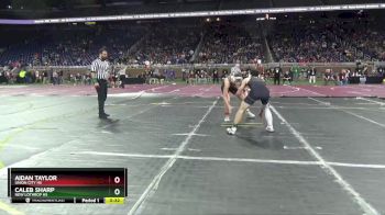 D4-138 lbs Cons. Round 2 - Caleb Sharp, New Lothrop HS vs Aidan Taylor, Union City HS