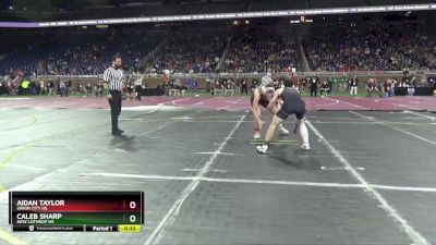 D4-138 lbs Cons. Round 2 - Caleb Sharp, New Lothrop HS vs Aidan Taylor, Union City HS