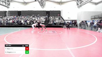 122-H lbs Round Of 64 - Youti Wan, Rhino Wrestling vs Drake Rogers, McDonald Wrestling Academy