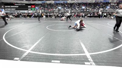 148 lbs Round Of 16 - Zayne Zinkgraf, Vandals vs Jayden Eddy, Jackson Wrestling Club