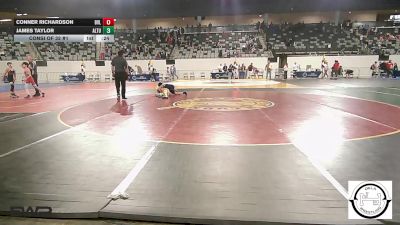 120 lbs Consi Of 32 #1 - Conner Richardson, Bartlesville vs James Taylor, Altus JH