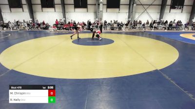 133 lbs Consi Of 8 #2 - Malcolm Chrispin, Bridgewater vs Ryan Kelly, Delaware Valley