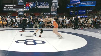 140 lbs Champ. Rd Of 64 - Sasha Williams, Oklahoma vs Ayla Veater, Washington