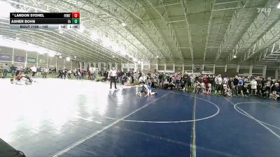 145 lbs Quarterfinal - Asher Bohn, Emery Allstars vs Landon Stohel, Sublime Wrestling Academy