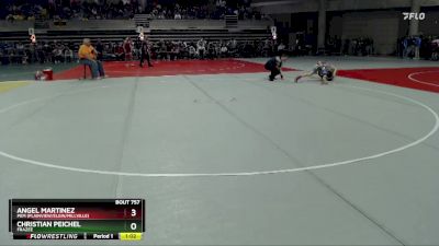 130 lbs Cons. Round 3 - Christian Peichel, Frazee vs Angel Martinez, PEM (Plainview/Elgin/Millville)