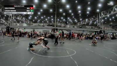 120 lbs Round 2 (8 Team) - Cole Perrin, Team 302 Gold vs Logan Sedani, Prime WC Black