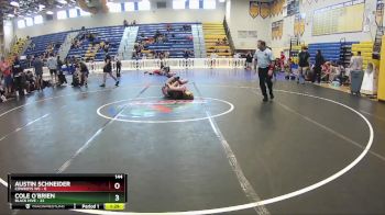 144 lbs Round 1 (8 Team) - Austin Schneider, Cowboys WC vs Cole O`Brien, Black Hive