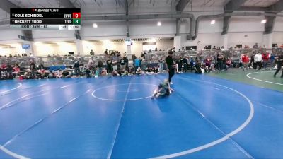 65 lbs Quarterfinal - Beckett Todd, Texas Elite Wrestling Club vs Cole Schindel, Liberty Warriors Wrestling Club