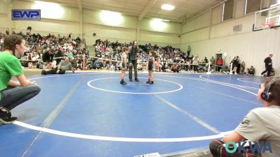 46-52 lbs Rr Rnd 2 - Vanessa LaFerr, Greenwood Wrestling Academy vs Emma Carter, Brushy Wrestling Club