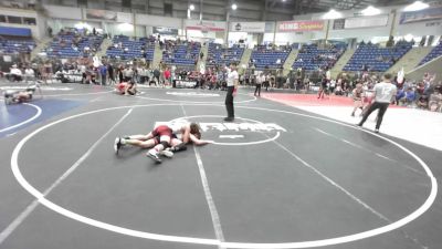 130 lbs Consi Of 8 #1 - Keeghan Clouse, Nebraska Titans vs Trace Van Asdale, Maize WC