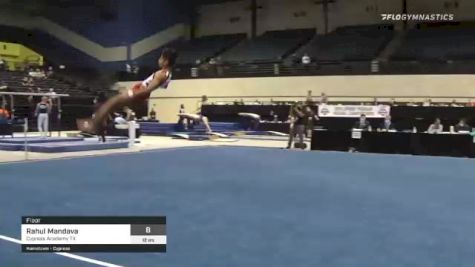 Rahul Mandava - Floor, Cypress Academy TX - 2021 USA Gymnastics Development Program National Championships