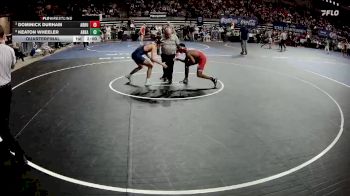 D 2 138 lbs Quarterfinal - Dominick Durham, Archbishop Rummel vs Keaton Wheeler, Archbishop Hannan