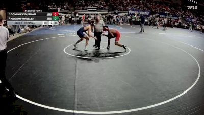 D 2 138 lbs Quarterfinal - Dominick Durham, Archbishop Rummel vs Keaton Wheeler, Archbishop Hannan