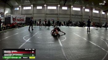 126 lbs Round 2 - Braden Wivell, Unattached vs Haydydn Spitznogle, Independent