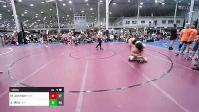 147 lbs Semifinal - Mason Johnson, Revival Orange vs Jordan Mills, Centurion