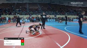 82 lbs Quarterfinal - Skylar Tran, Northside Wrestling Academy vs Andrea Monsalud, Elgin Grapplers