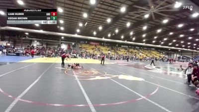 95 lbs 1st Place Match - Liam Huber, Glendive Mat Devils vs Kegan Brown, Legends Of Gold
