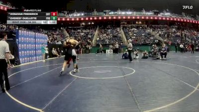 3A 285 lbs Champ. Round 1 - Everest Ouellette, First Flight High School vs Donavan Frederick, Seventy-First