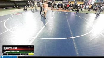 126 lbs Semifinal - Christian Jelle, MN vs Presley Johnson, MO