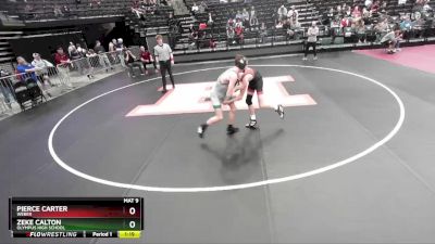 123 lbs Champ. Round 2 - Pierce Carter, Weber vs Zeke Calton, Olympus High School