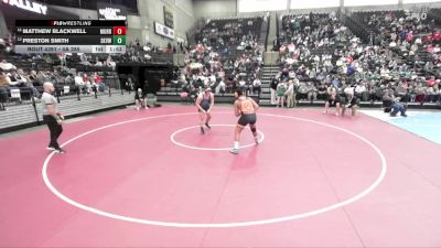 4A 285 lbs 5th Place Match - Preston Smith, Sky View vs Matthew Blackwell, Murray