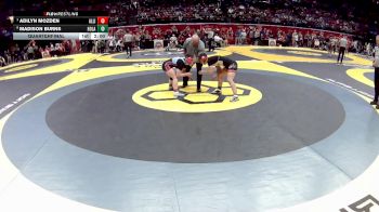 G-140 lbs Quarterfinal - Adilyn Mozden, G-Alliance vs Madison Burns, G-Howland