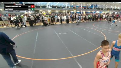132 lbs Champ. Round 1 - Cameron Espinoza, Unattached vs Kyle Link, Unattached