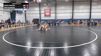 120 lbs Bryce Carlson, Kansas vs John Alvarado, Texas