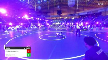 54 lbs Semifinal - Cameron Hernandez, 806 Takedown Wreslting vs Silas Lowe, Greater Heights Wrestling