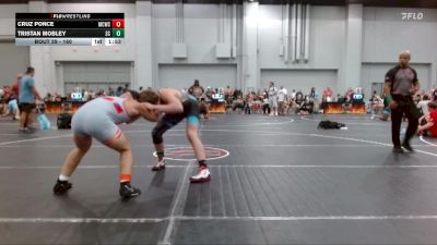 160 lbs Cons. Round 2 - Cruz Ponce, Mallard Creek Wrestling Club vs Tristan Mobley, C2X
