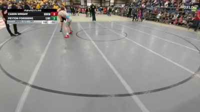 150 lbs Cons. Round 2 - Casen Wright, Big Game Wrestling Club MT vs Peyton Forsberg, Chadron Junior Wrestling Club