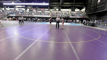 100 lbs Cons. Round 2 - Chloe Steele, Emporia HS vs Emmy Diaz Martin, Kansas City-Washington HS