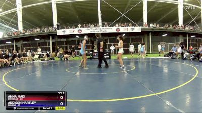 124 lbs Round 4 (6 Team) - Anna Madi, Ohio Blue vs Addison Hartley, Florida