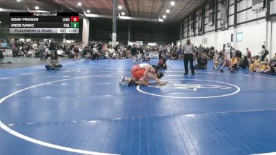 125 lbs Placement (4 Team) - Noah Pridgen, CAPITAL CITY WRESTLING CLUB vs Uros Ivanic, FCA LYNCHBURG