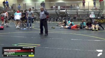 100 lbs Finals (8 Team) - Ty Valenzuela, Untouchables Black vs Xavier Flores, Team Gotcha