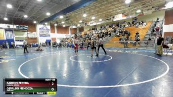 120 lbs Cons. Round 4 - Barron Zepeda, Laguna Beach vs Osvaldo Mendoza, Arroyo