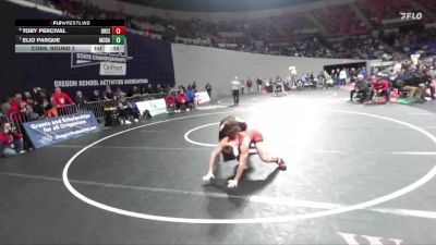 6A Boys 157 lbs Cons. Round 2 - Toby Percival, Oregon City Boys vs Elio Parque, McDaniel Boys