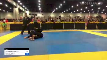 BLAKE MANALISAY vs SHAWN LALJIT 2022 World Master IBJJF Jiu-Jitsu Championship
