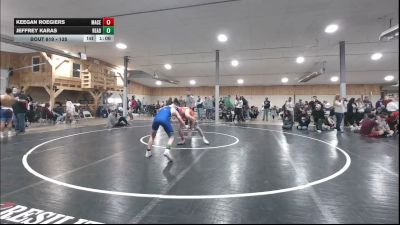 135 lbs Quarterfinal - Keegan Roegiers, Macedon vs Jeffrey Karas, Reading