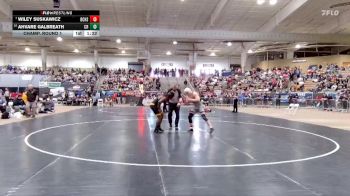 AA 175 lbs Champ. Round 1 - Wiley Suskawicz, Bradley Central High School vs Ahvare Galbreath, Clarksville High School