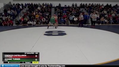 285 lbs Cons. Round 1 - Vinencio Castellanos, Eisenhower vs Dominic Turner, CSDR